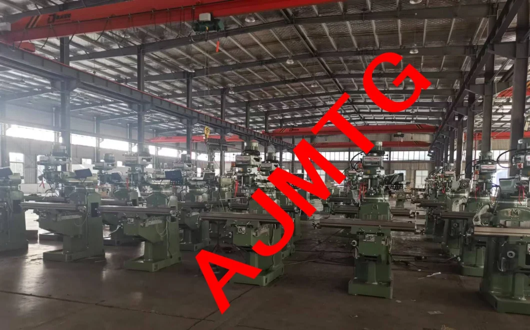 China Manufacturer M5 (R8) Conventional Vertical Dro Radial RAM-Type Machine Tool Knee Turret Universal CNC M3/4/5 Drilling Milling Machinery Tool with CE